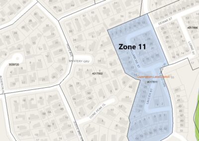 Bellamore Street, Judge & Jury Drive, Lauder Street, Red Cottage Drive – Zone 11