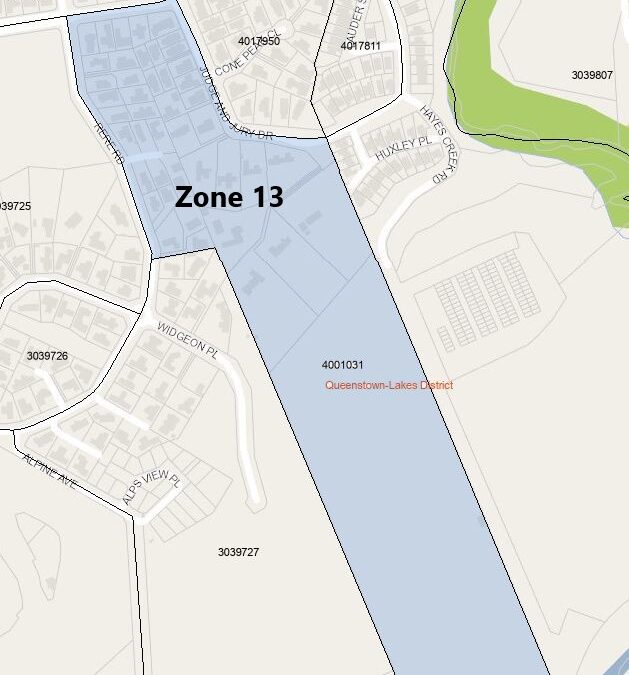 Hope Ave, Judge & Jury Drive, Rere Road – Zone 13