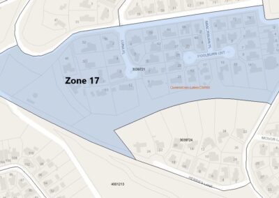 Hope Ave, Howards Drive, Luna Place, Manorburn Place, Onslow Road, Poolburn Court – Zone 17