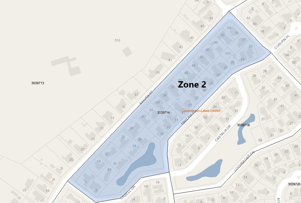 Hope Ave, Mavora, Orbell Drive, Sylvan Street – Zone 2